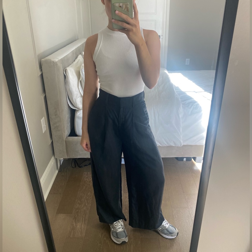 COS Linen Wide-Leg Pants